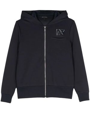 ARMANI EXCHANGE ジップアップ パーカー - ブルー