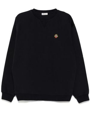 Bally Logo-Embroidered Sweatshirt - Black