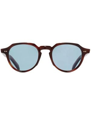 Cutler and Gross Round-Frame Sunglasses - Brown