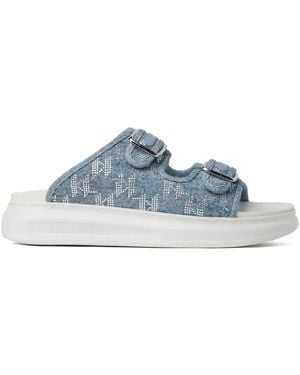 Karl Lagerfeld Sandali Kapri Sparkle - Blu
