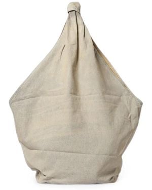 Our Legacy Drip Knot-Detail Shoulder Bag - Natural