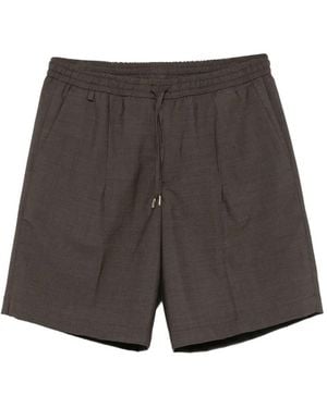 Briglia 1949 Pleated Drawstring Shorts - Grey