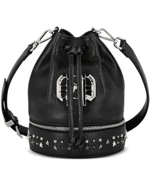 Philipp Plein スタッズ バケットバッグ - ブラック