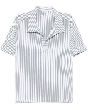 Jonathan Simkhai Gestreiftes T-Shirt - Grau