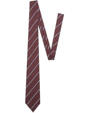 DSquared² Striped Tie - Purple