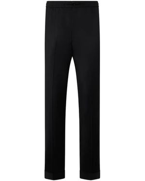 Philipp Plein Drawstring-Waist Tailored Trousers - Black