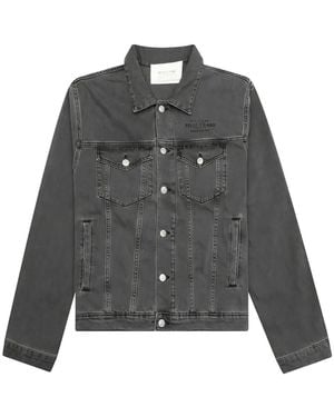 1017 ALYX 9SM Mark Flood-Print Denim Jacket - Grey