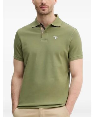 Barbour Embroidered-Logo Polo Shirt - Green
