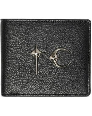 THUG CLUB Rock Logo-Plaque Wallet - Black