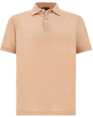 Paul & Shark Buttoned Polo Shirt - Natural
