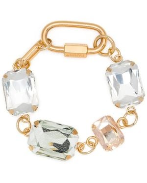 In Gold We Trust Xl Cuban-Link Chain Bracelet - Metallic