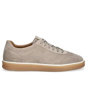 Geox Perforated-Detail Trainers - White