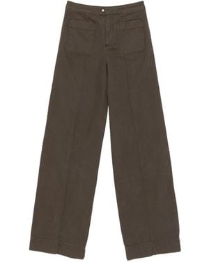 Soeur Harold Pocket-Detail Pants - Gray