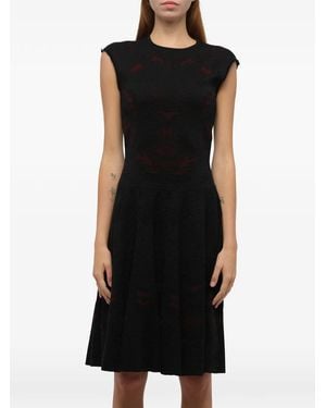 McQueen Lace Mini Dress - Black