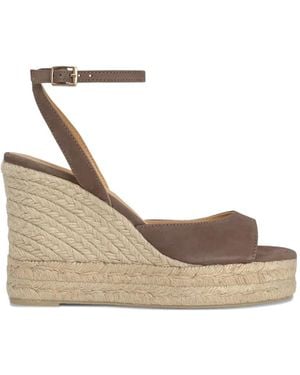 Castañer Ankle-Strap Wedge Sandals - Natural