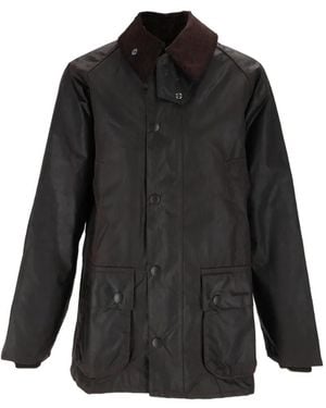 Barbour Bedale Waxed Cotton Jacket - Black