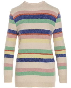 MIXIK Gestreifter Pullover - Blau