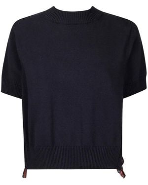 Sacai Panelled Top - Blue