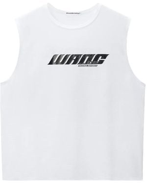 Alexander Wang Laser-Cut Vest - White