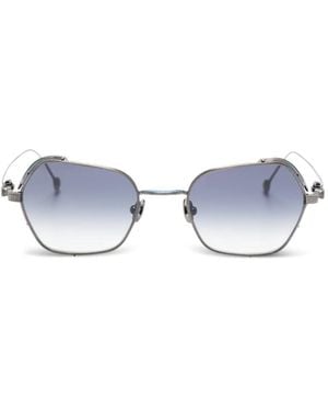 Matsuda Geometric-Frame Sunglasses - Blue