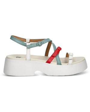 Camper Twins Buckle-Fastening Sandals - White