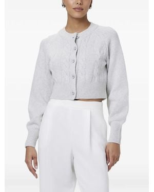 Toccin Rita Cable-Knit Cardigan - Grey
