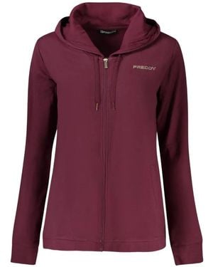 Freddy Kapuzenjacke Mit Reißverschluss - Lila