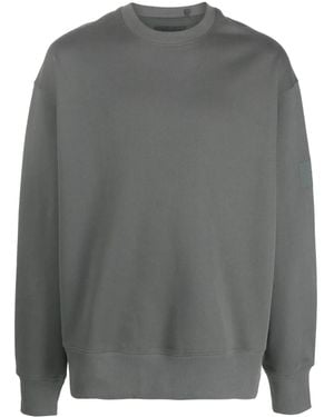 Y-3 Felpa Con Stampa - Grigio