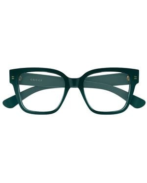 Gucci Gafas Con Montura Cuadrada - Verde