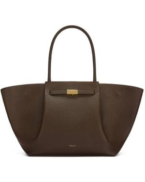 DeMellier The New York Leather Tote Bag - Brown