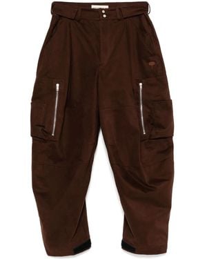 Mordecai Loose-Fit Trousers - Brown