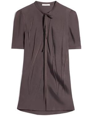 Lemaire Creased Fitted Shirt - Purple