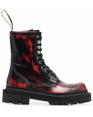 CAMPERLAB Eki Chunky-Sole Lace-Up Boots - Black