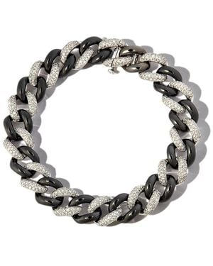 SHAY 18K Curb-Chain Diamond Bracelet - Metallic