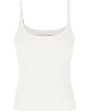 Iceberg Sleeveless Top - White