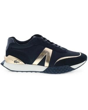 Lacoste L-Spin Deluxe Lace-Up Trainers - Blue