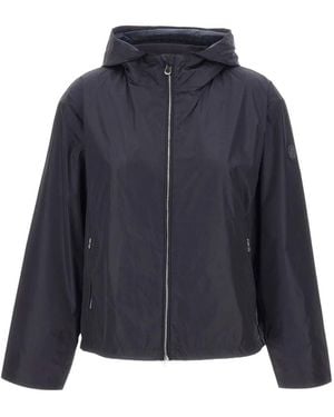 Save The Duck Hooded Zip Jacket - Blue