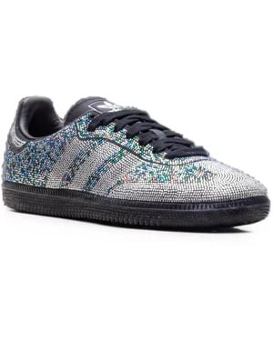 adidas Baskets Samba Og À Ornements Strassés - Bleu
