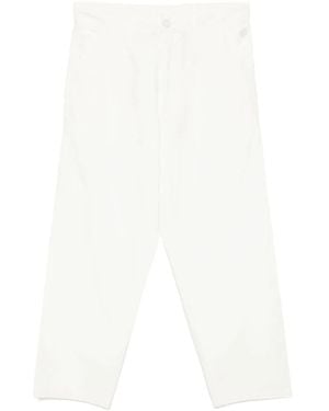 Chocoolate Wide-Leg Utlity Trousers - White