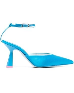 Chiara Ferragni Cf Satin Court Shoes - Blue