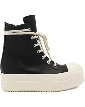 Rick Owens Sneakers Met Plateauzool - Zwart