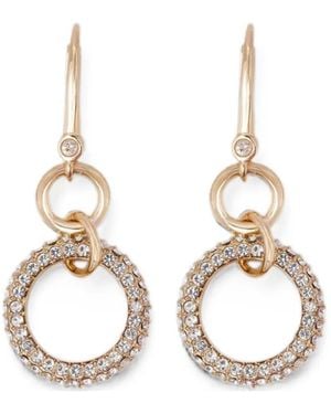 DKNY Boucles D'Oreilles Hailey Serties De Cristaux - White