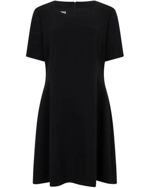 Moschino Short-Sleeve Flared Mini Dress - Black