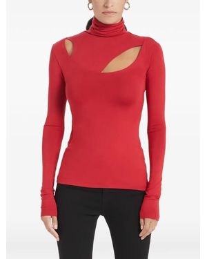 MARCELLA Top Dahlia Con Aberturas - Rojo