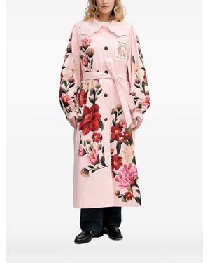 Barbour X Farm Rio Bromelia Coat - White