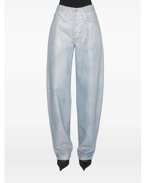 Mugler Pantaloni Con Lacci - Blu