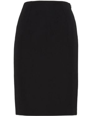 DSquared² High-Rise Wool Pencil Skirt - Black