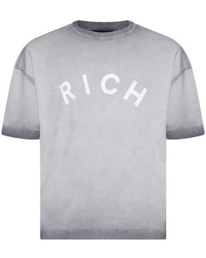 John Richmond Crew-Neck T-Shirt - Grey