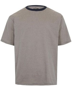 Needles Striped T-Shirt - Grey