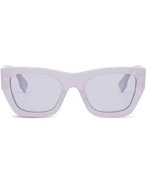 Fendi Square-Frame Sunglasses - Purple
